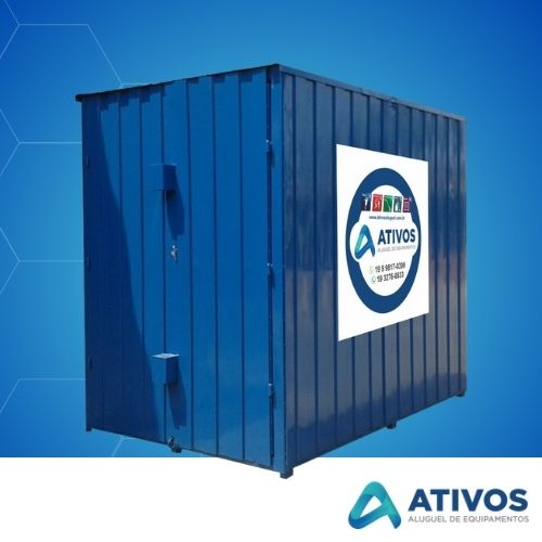 Container - Ativos Aluguel de equipamentos, máquinas e ferramentas para locação para obra, construção, pintura, jardinagem e limpeza em Campinas, Valinhos, Vinhedo